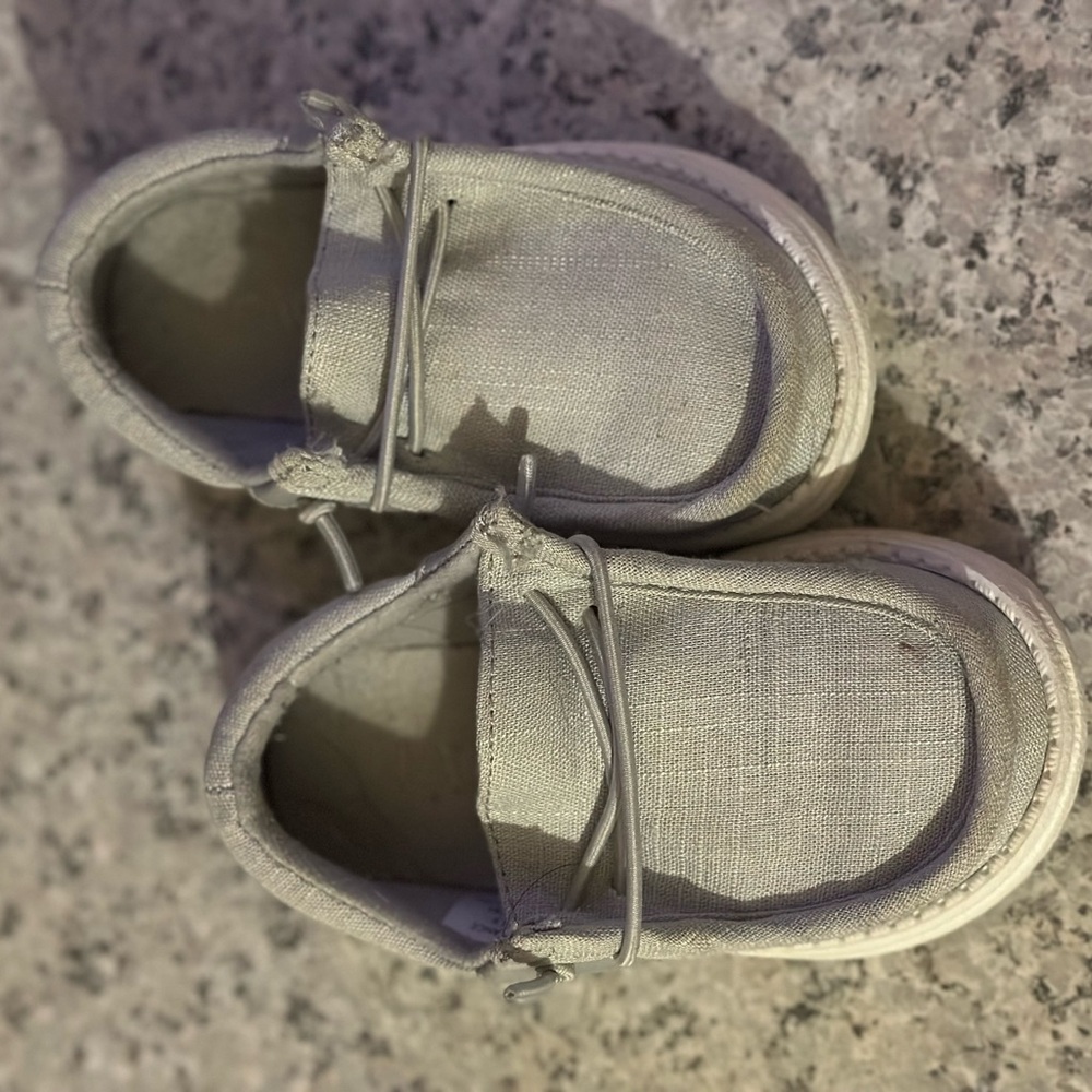 (2) pairs size 6 children’s place shoes sneakers & moccasins